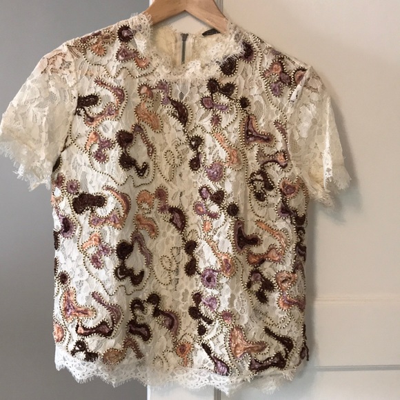 Zara Tops - Zara lace top